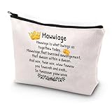 JYTAPP Princess Movie Bride 1987 Gifts Mawwiage Makeup Bag Movie Fans Gifts Bride Movies Themed Zipper Pouch Bag For Women