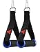 Upgraded Grip Wide Design Resistant Ultra Heavy Duty Handles with Solid ABS Cores, Durable Carabiners, Super Strong Nylon Webbing, and Heavy Gauge Welded D-rings