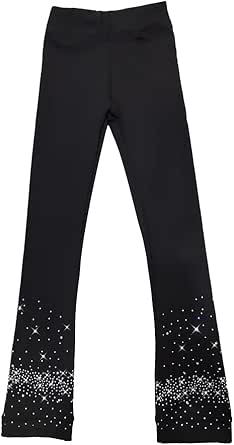 LIUHUO Schaatsen Panty Meisjes Mesh Ademend Compressie Rolschaatsen Leggings Kunstschaatsen Leggings