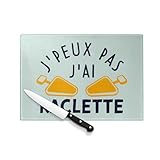 MULTIFONCTION ET CHALEUR : Plus qu'une planche à découper, c'est une véritable protection pour votre plan de travail. Résistante à la chaleur, elle sert de dessous de plat pour poser vos casseroles brûlantes ou de plateau de présentation pour vos fromages et apéritifs.