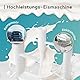 EUHOMY Eismaschine, Eismaschine mit Kompressor, 0.8L 100 Watt Selbstkühl-Eismaschine, Eismaschine für Eis, Smoothies, Gefrorener Jogurt, Milchshakes, DIY-Eismaschine mit Schüssel und Rezeptvorlagen