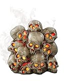 Spirit Halloween Fogging Skull Pile| Décor | Haunted House Prop | Fog Machine Accessory| Light Up