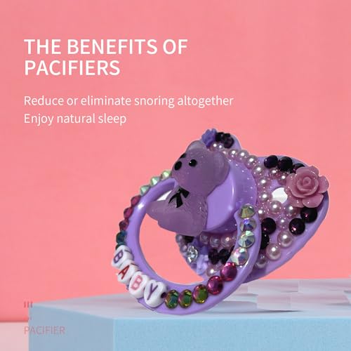 Image of Sized Pacifier, Stylish Bling Pacifier for Adult (Style 4)