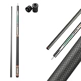 CROWN ME Carbon Fiber Pool Cue Stick, 12.5mm Tip Soft Grip Billiard Carbon Fiber cue, Weight 20OZ Cue Stick, 58