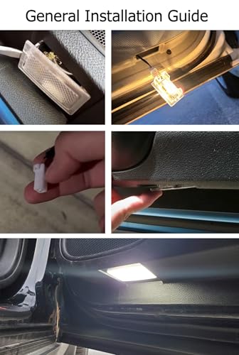 Luces LED blancas para puertas Dodge y Chrysler miniatura 7