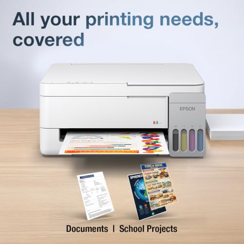 Image of Epson EcoTank L3316 All-in-One InkTank A4 Colour Printer, Scanner, Copier for Home & Office, 5760x1440dpi Resolution, Low Printing Cost at just 9 Paise per Black Print and 33 Paise per Colour Print
