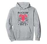 Photo Gallery rockin since 1972 - rock&roll compleanno retro rock and roll felpa con cappuccio Photo Gallery rockin since 1972 - rock&roll compleanno retro rock and roll felpa con cappuccio