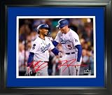 Framed Freddie Freeman & Mookie Betts Dual Los Angeles Dodgers Facsimile Laser Engraved Signature Auto 11"x14" Baseball Photo HOFSM Holo