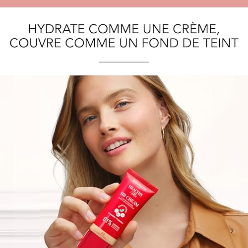 Bb Crème Hydratant Unifiant Teinte Vanille 02 Healthy Mix Bourjois Paris Le Flacon De 30ml - vue 7