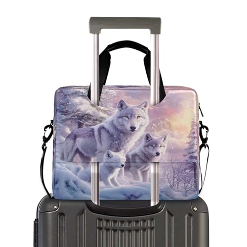 Bolso maletín para laptop ALAZA Wolf Family miniatura 3