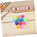 UPKOCH 100pcs Colored Raffle Balls Numbered Balls from for Bingo Lottery Games and Party Decorations Plastic Entertainment Spheres for Family Fun