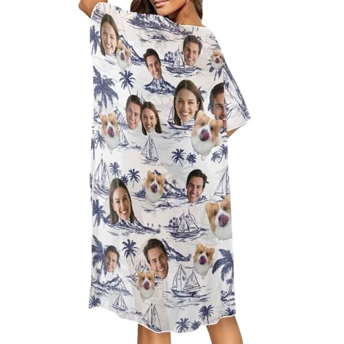 Custom Womens Swimsuit Cover Up,Women's Sarong Cover Up,Various Styles to Choose from,Personalized Face3