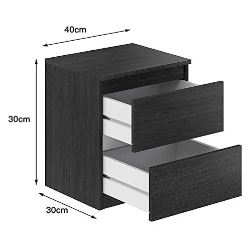 Side Table Nightstand Modern Nightstands Bedside Table Living Room Organizer Storage Cabinet Bedroom Bedside Table 2 Drawers Home Furniture