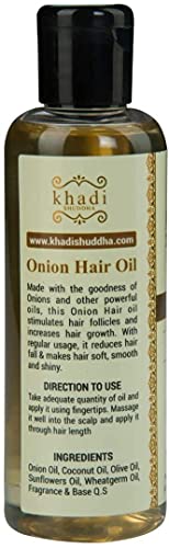 Image of Khadi Shuddha Onion Hair Oil 200 ml