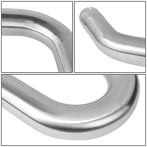Image of ‎DNA MOTORING ZTL-30SS 16 Pcs 3.0 Inches Stainless Steel DIY Custom Exhaust Tubing Mandrel Bend Pipe Straight & U-Bend Kit, Universal Fit