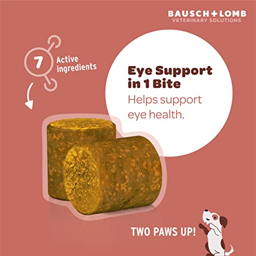 Project Watson Bausch + Lomb Dog Supplement, Contains Omega-3, Omega-6, Lutein, Zeaxanthin, and Vitamin A, Eyebright Herb Extract & Marshmallow Root to Help Reduce Eye Irritation, 60 Soft Chews Project Watson Bausch + Lomb Dog Supplement, Contains Omega-3, Omega-6, Lutein, Zeaxanthin, and Vitamin A, Eyebright Herb Extract & Marshmallow Root to Help Reduce Eye Irritation, 60 Soft Chews