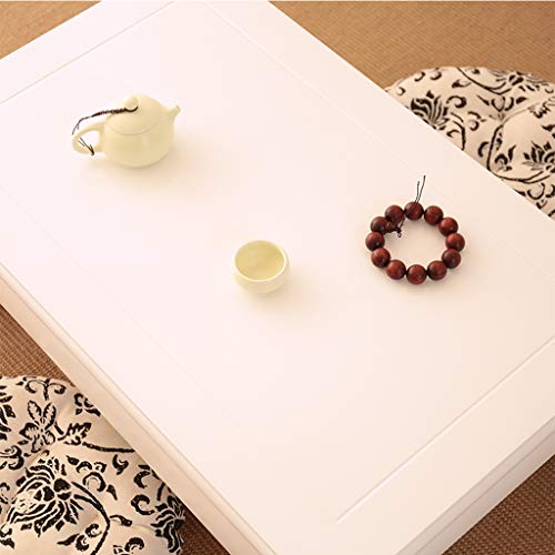 Mini table basse blanche en bois pour aménager les petits espaces