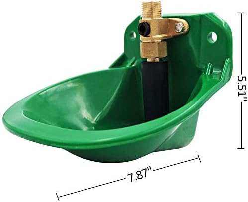 Miniatura 7 de Cuencos de agua de ovejas herramienta para beber comederos de cabras comederos de animales plásticos canalero automático para beber suministros de