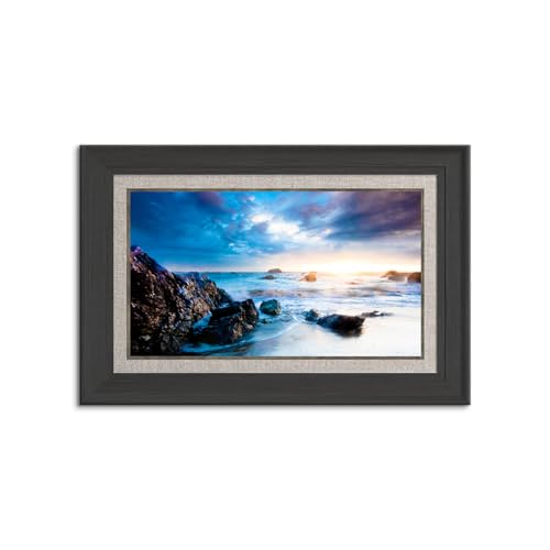 海の景色 海の写真 木枠付きの完成品 ポスター キャンバス きれい 海辺 風景写真 印刷絵画 静物の風景 壁掛け絵画 現代モダン 装飾画 インテリアアート 部屋飾り 新築飾り? (50x70cm(20x28in),A)