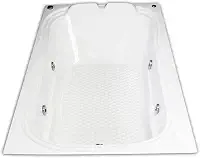 Banheira Hidromassagem Dupla 170cmx110cmx40cm 220v Gold Line Ouro Fino Sem Aquecedor
