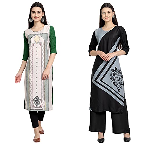 Image of Women's Crepe Regular Kurta