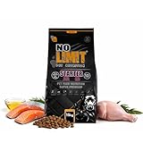 NO Limit Starter Pienso para Cachorros y Madres Gestantes 15kg – Pienso Salmón y Pollo Alto en Proteínas – Comida Natural para Perros en Gestación, Lactancia e Inicio de Cachorros