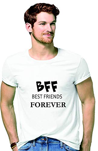 Hangout HubCotton Men Tshirts BFF Best Friends Forever Printed/Family