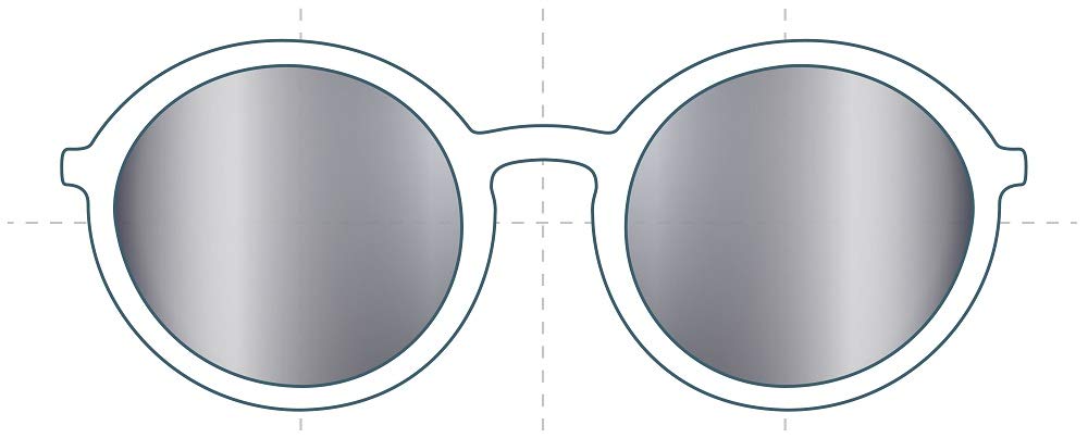 Sunglass Fix Replacement Sunglass Lenses Compatible for Persol 3129-S 46mm (Non-Polarized SFx Edge Extrm Slv Mirror DrkBlck Pair)