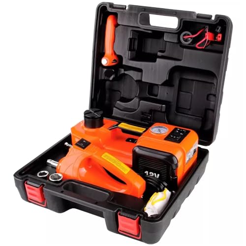 Kit Macaco Jacaré Automático Hidráulico 12v 4 em 1 Compressor Chave Impa