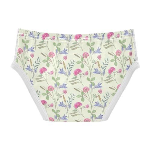 Boys' Exclusive Briefs Toddler Underwear 95% Combed Cotton Boxerbriefs 2T Soft Floral Pattern 322