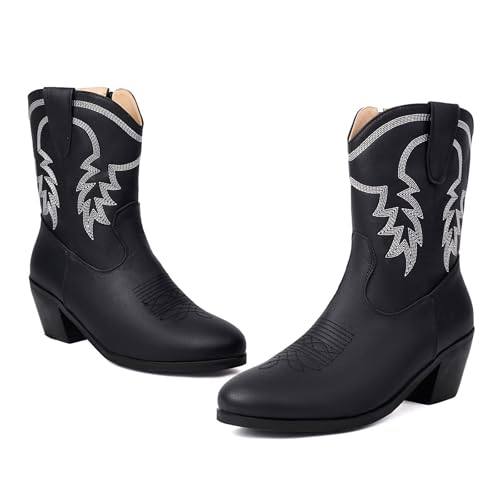 Bottines de cowboy femme résolvant le mal de pied en bottes de cheville