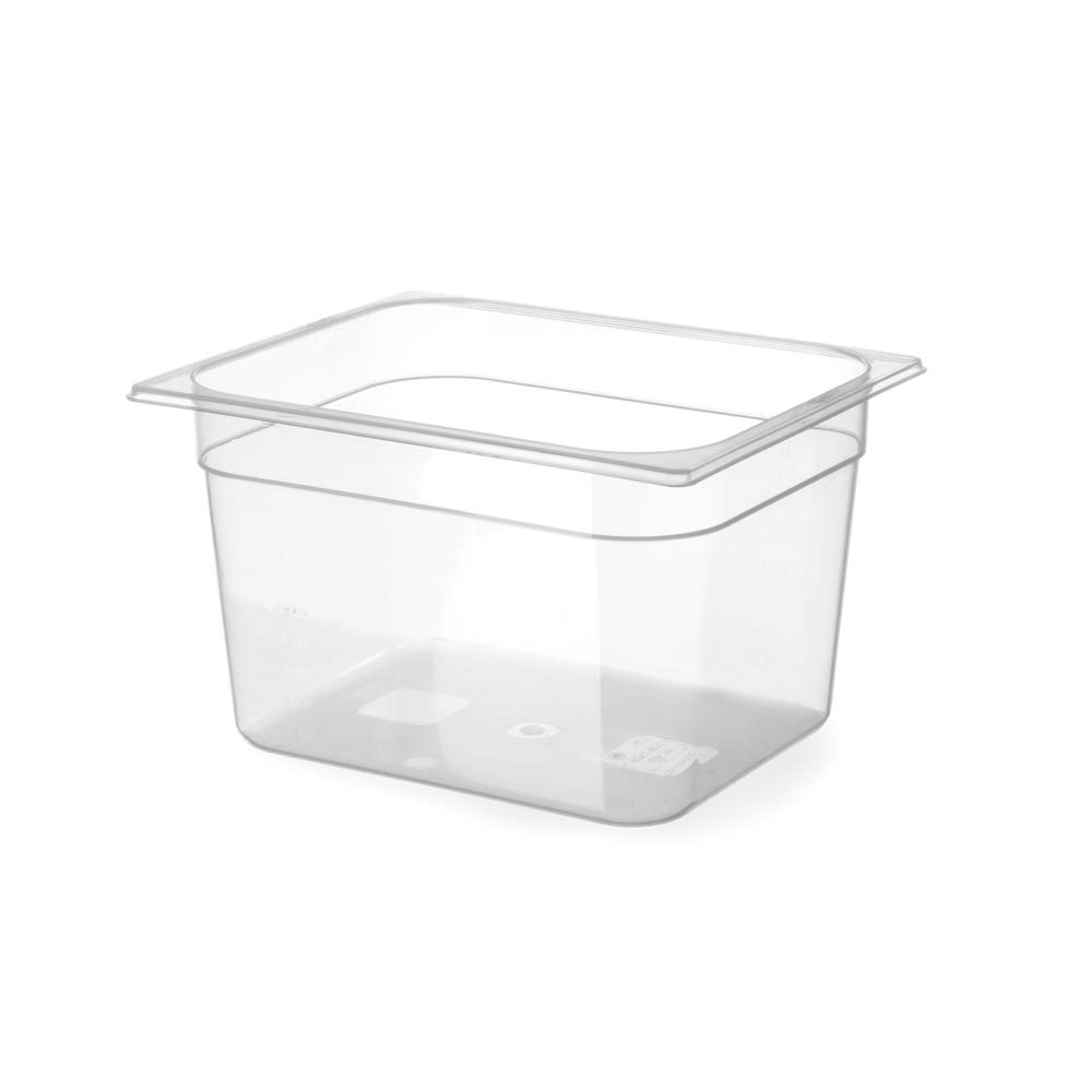 HENDI 880111 - HENDI Contenitore Gastronorm in polipropilene, 1/2, 150 mm di altezza, 9,5 l, 12 pezzi