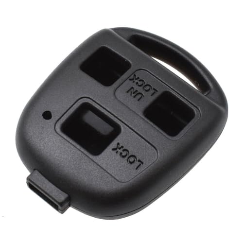 URPIZY Carcasa de repuesto para Toyota y Lexus, incluye microinterruptores y teclado, sin electrónica, para Prado, Corolla, RAV4, Land Cruiser, FJ Cruiser, GX470, RX300 y otros