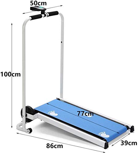 Image of Treadmill for Walking, Folding Treadmills for Small Spaces, Motorized Fitness Compact Running Equipment with LCD for Home