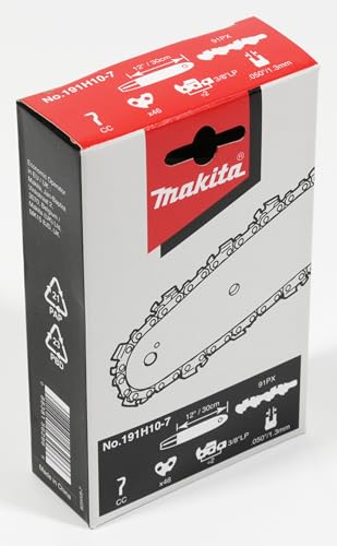 Makita 191H10-7 Chainsaw Chain 30 cm, 91PX, 46 Drive Links, 1.3 mm, 3/8 Inch LP, Semi Chisel, Double Cutting Corners - Image 2