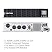 CyberPower OL6KRTHD Smart App Online Sinewave UPS Battery Backup and Surge Protector, 6000VA/6000W, Double Conversion Topology, 4 Outlets, 2U Rack/Tower, Pre-Installed RMCARD205, UL Certified
