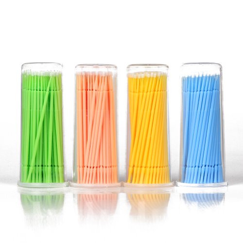 2013newestseller 100pcs Eyelash Extension Lint Free Microbrush