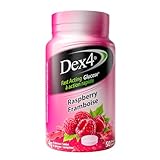 Dex4 Glucose Tablets, Fast Acting Sugar Supplement, Raspberry, 50 Count Bottle, Each Tablet Contains 4g of Fast-Acting Carbs, Easy to Track Pre-Measured Servings