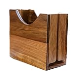 Cortador De Panecillos - Madera, Soporte Grande Para Panecillos De Cocina De 5,51 Pulgadas, Antideslizante | Rebanadora De Pan De Corte Seguro, Herramienta Manual Para Alimentos Para Uso En El Hogar,