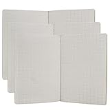 Graph Grid - Journal/Notebook Refill - 5.5x8.1 (A5) Squared Grid Style Refill Paper - for Travelers, Students, Office – 200 Pages 100gsm Thick Paper