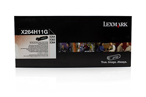 Toner Lexmark X 364 DN noir original 0X264H11G pour impression laser