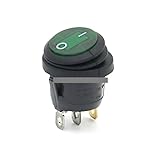 Photo Gallery ltrajuynh 1pcs kcd1 circular waterproof rocker switch 3pin on/off with green lighting power 220v Photo Gallery ltrajuynh 1pcs kcd1 circular waterproof rocker switch 3pin on/off with green lighting power 220v