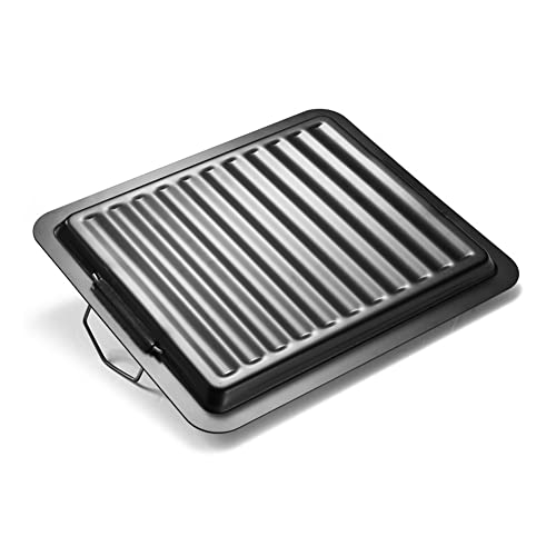 backlight Plaque de Gril antiadhésive , Outil de Barbecue en Acier Inoxydable Facile à Nettoyer - Fournitures de Cuisine Poêle à Griller pour Le Camping, Les barbecues, Les Pique-niques, Les