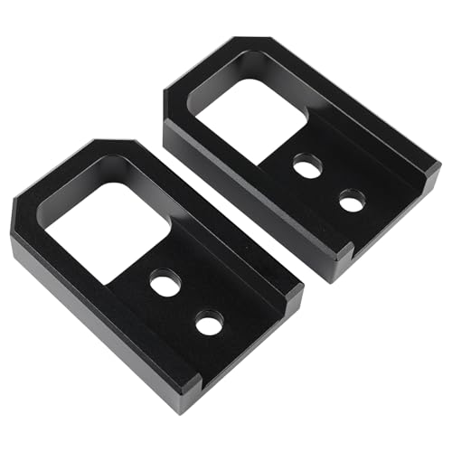 Crochets de remorquage automobile en acier | Lot de 2 supports résistants