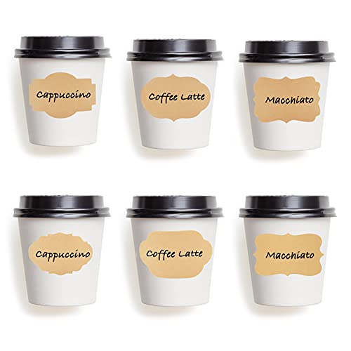 1000 Pcs Jar Labels Stickers, Blank Stickers, Holiday Present Stickers, Kraft Paper Sticker Labels For Gifts, Bottles, Containers And Jars (L-3637, 1.2X2Inch) #TOP3