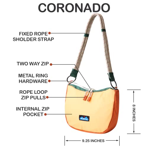 Kavu Coronado Shoulder Bag Rope Strap Purse - Russet Valley #TOP5