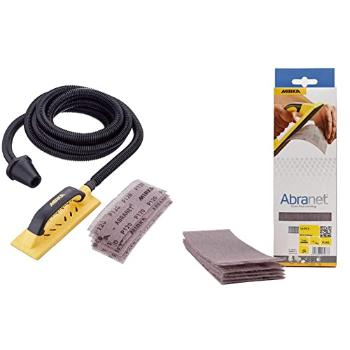 Mirka KIT01HANDY outil de ponçage ergonomique 80x230mm et abrasifs Abranet P180