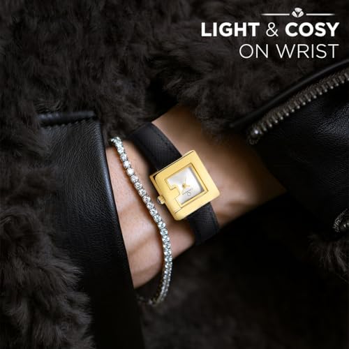 Image of Carlington Aura Analog Women Wrist Watches with Leather Strap | Premium Fashion Watches for Ladies | CT - 207