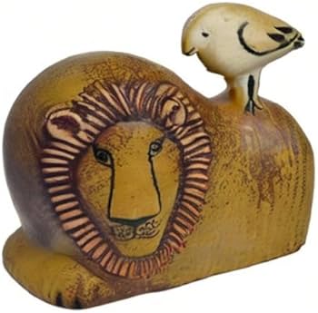 Amazon.co.jp: ［リサラーソン］Lisa Larson ライオン ウィズ バード