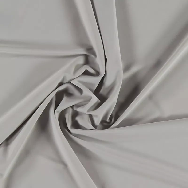 P&R Dancewear LTD Viscose Material Fabric Activewear Sports, Dance, Yoga, Decoration(Light Grey 2 Meter)
